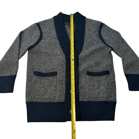 Rag & Bone Size‎ XS 100% Cashmere Fishermans Sweater Navy Blue Stripes Preppy - Picture 6 of 6